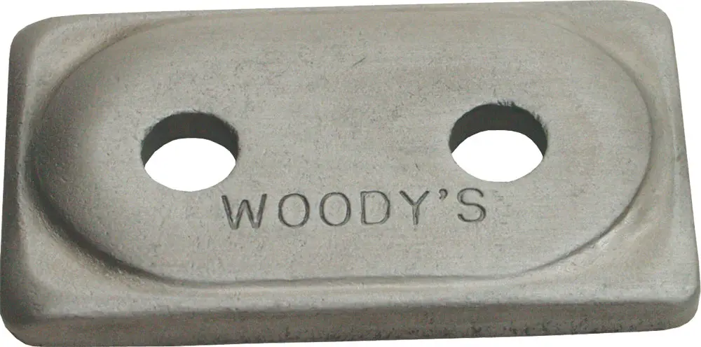 Angled Double Digger Support Plate Double Stud 5/16" 48/Pk 1
