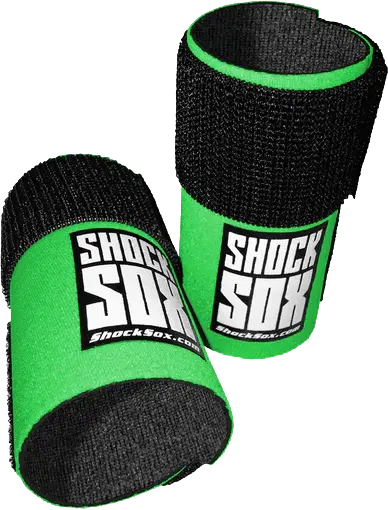 Shock Sox  4"U  Green Upside Down Forks 1