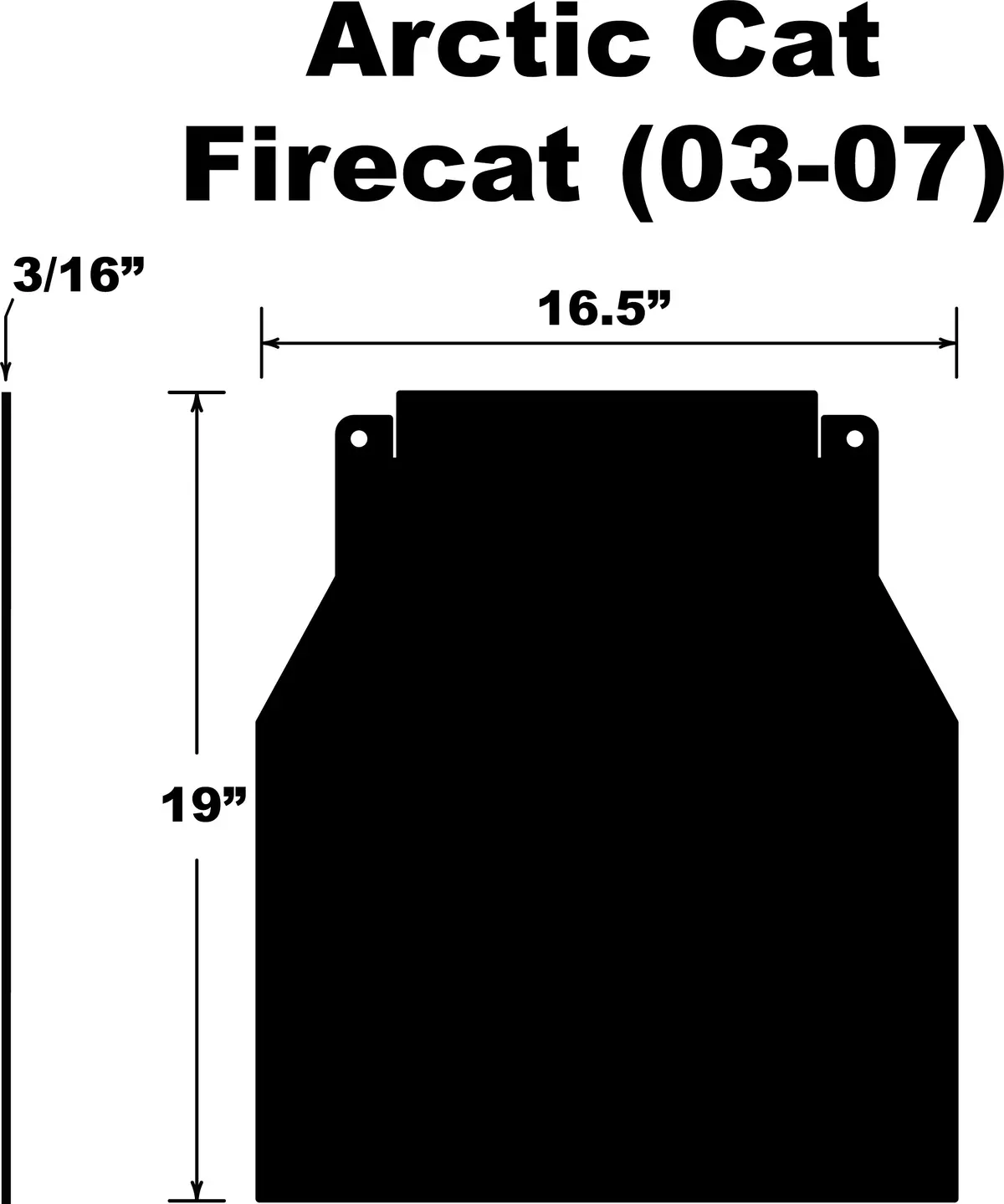 Snowflap  Arctic Cat Firecat/Sabercat 03 07 1