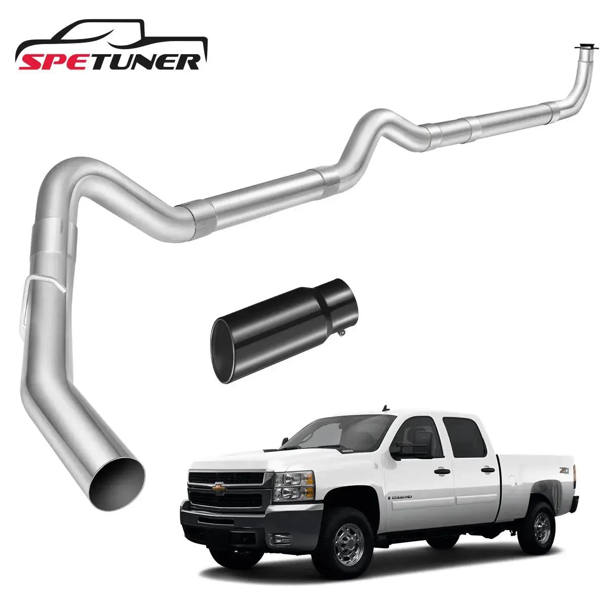 4''/5'' 2001-2004 Lb7 6.6 Duramax Dpf Delete Race Pipe 1