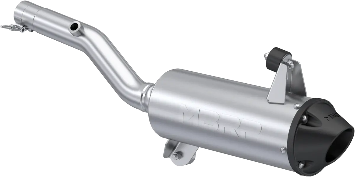 Single Slip On System W/ 5" Performance Muffler Blk Tip 1