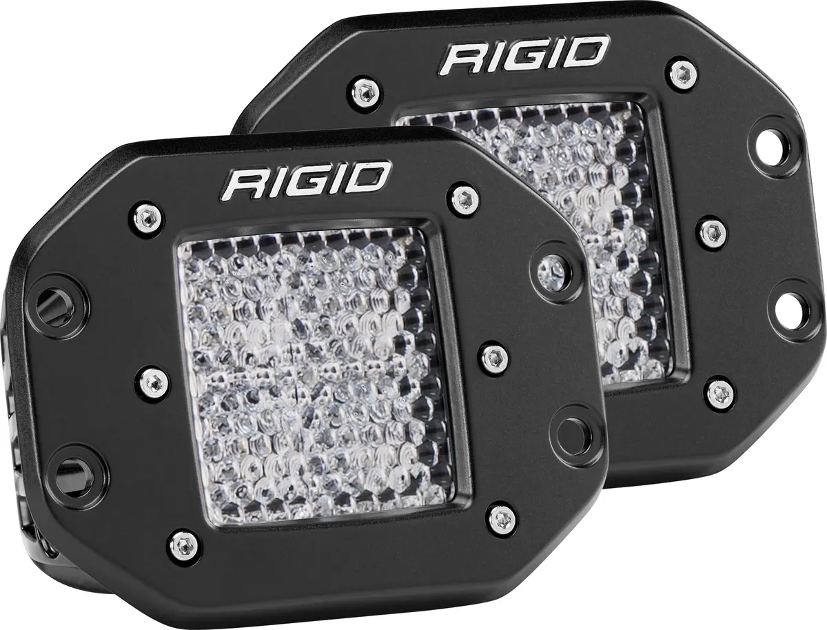 D Series Pro Diffused Flush Mount Light Pair 1