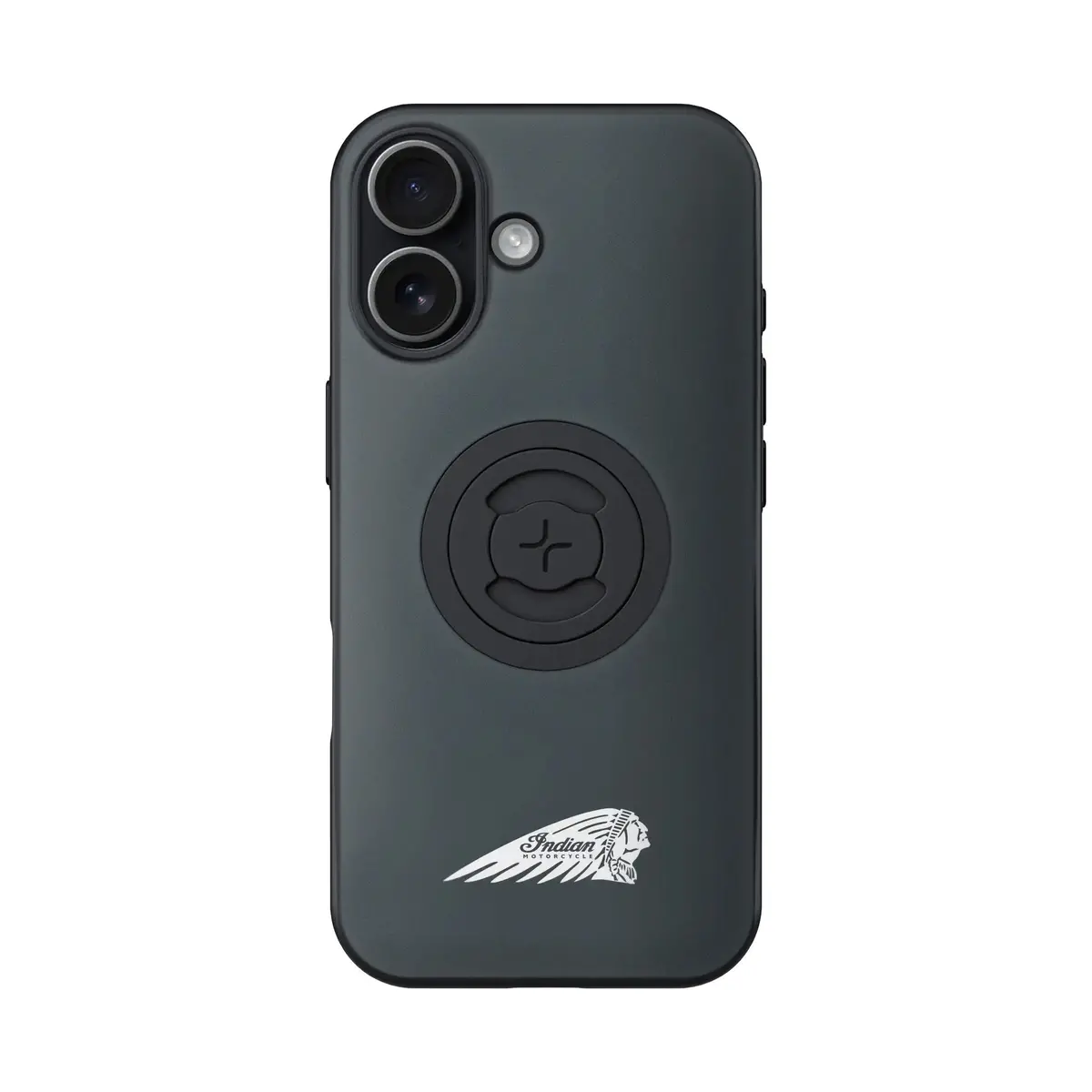 Indian Phone Case W/Headdress Iphone 17 Gray W/Logo 1