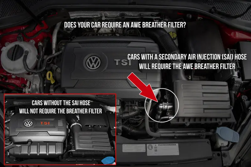 Awe Tuning S-Flo Breather Filter Vw/Audi 2.0T 2