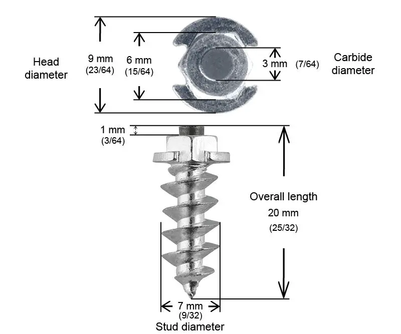 18Mm Shoudler Screw Studs Qty 100 2