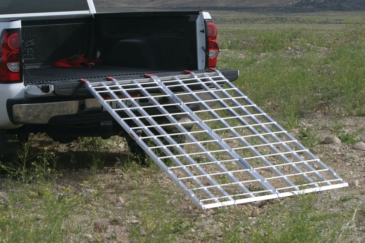 Aluminum Bi Fold Ramp 1200 Lbs 70" X 48" 1