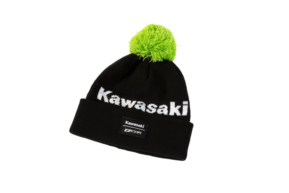 Kawasaki Beanie Stripe Black 1