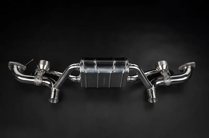 Capristo Valved Muffler (Oem Tips) - Porsche 718 Gt4rs 1