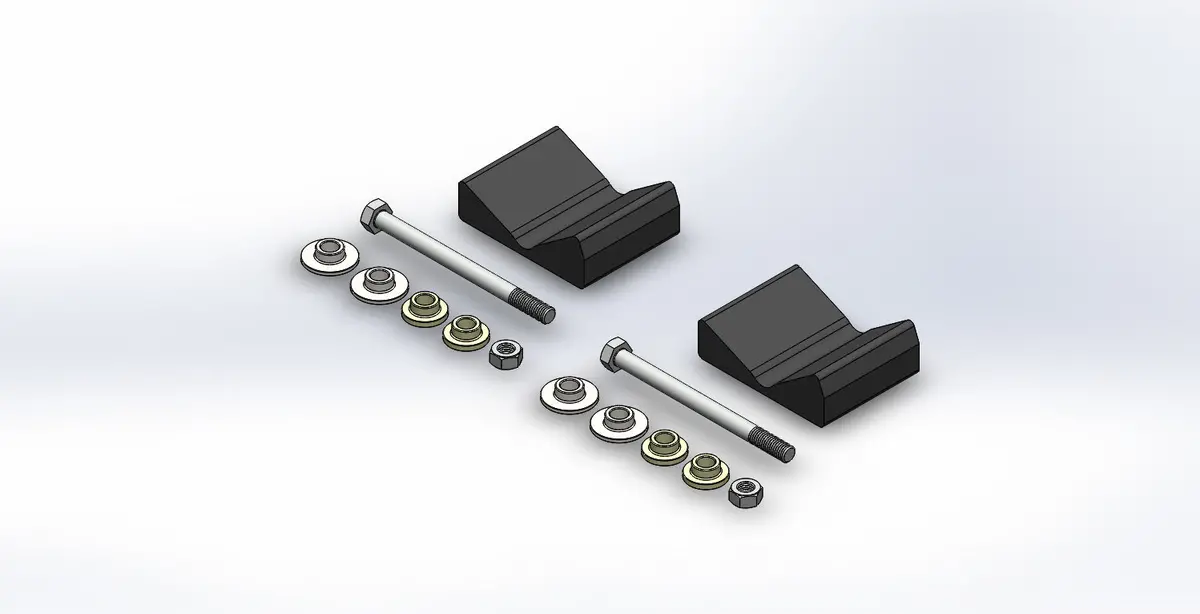 Pr /Sly Dog Mount Kit S D Zx/ Rv/ Xp/ Xs/ Xm10mm 1