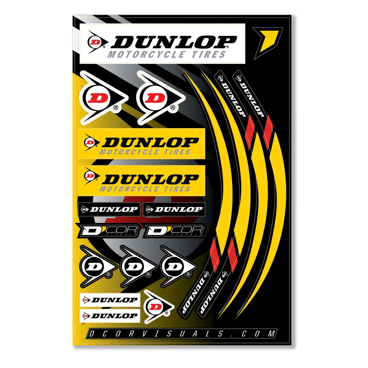 Decal Sheet 12 Mil Dunlop Decal Sheet 12 Mil Dunlop 1