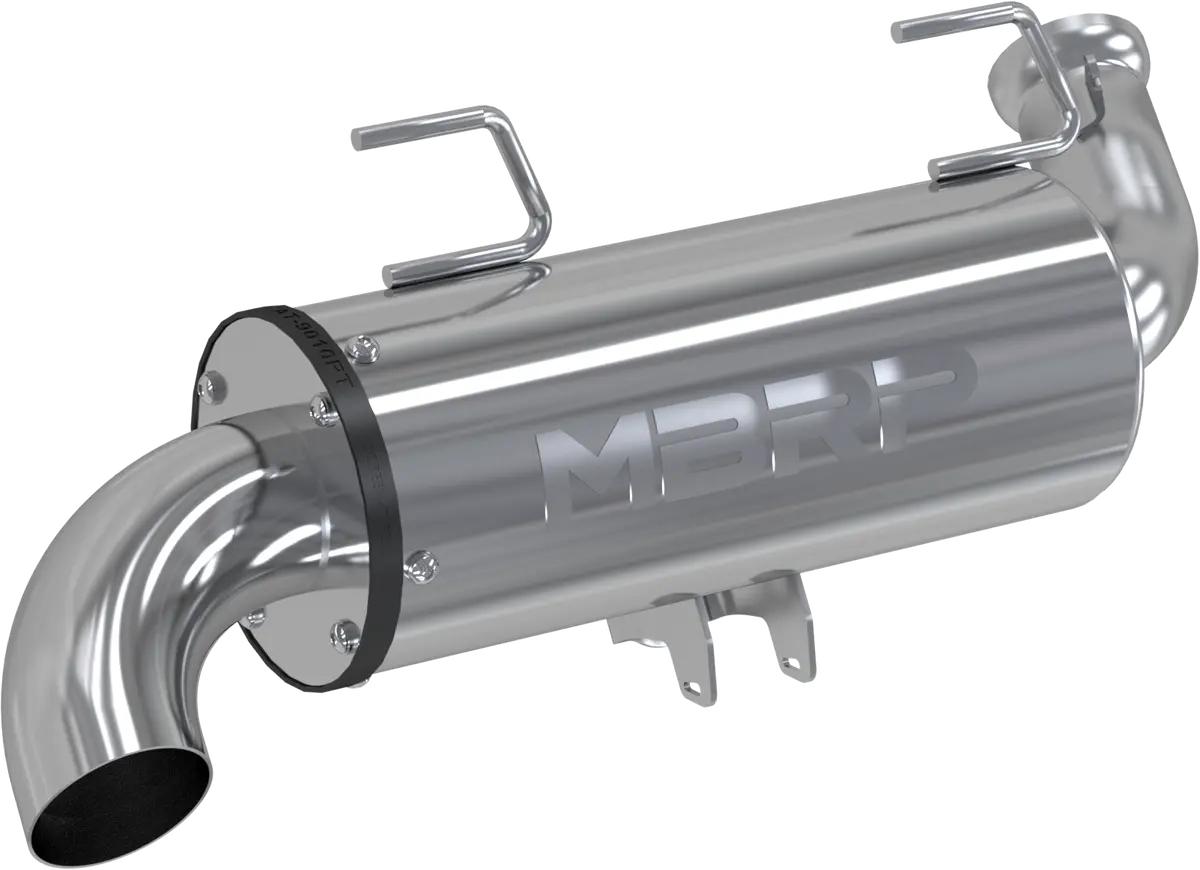 Single Slip On System W/ 5" Performance Muffler Chrome 1