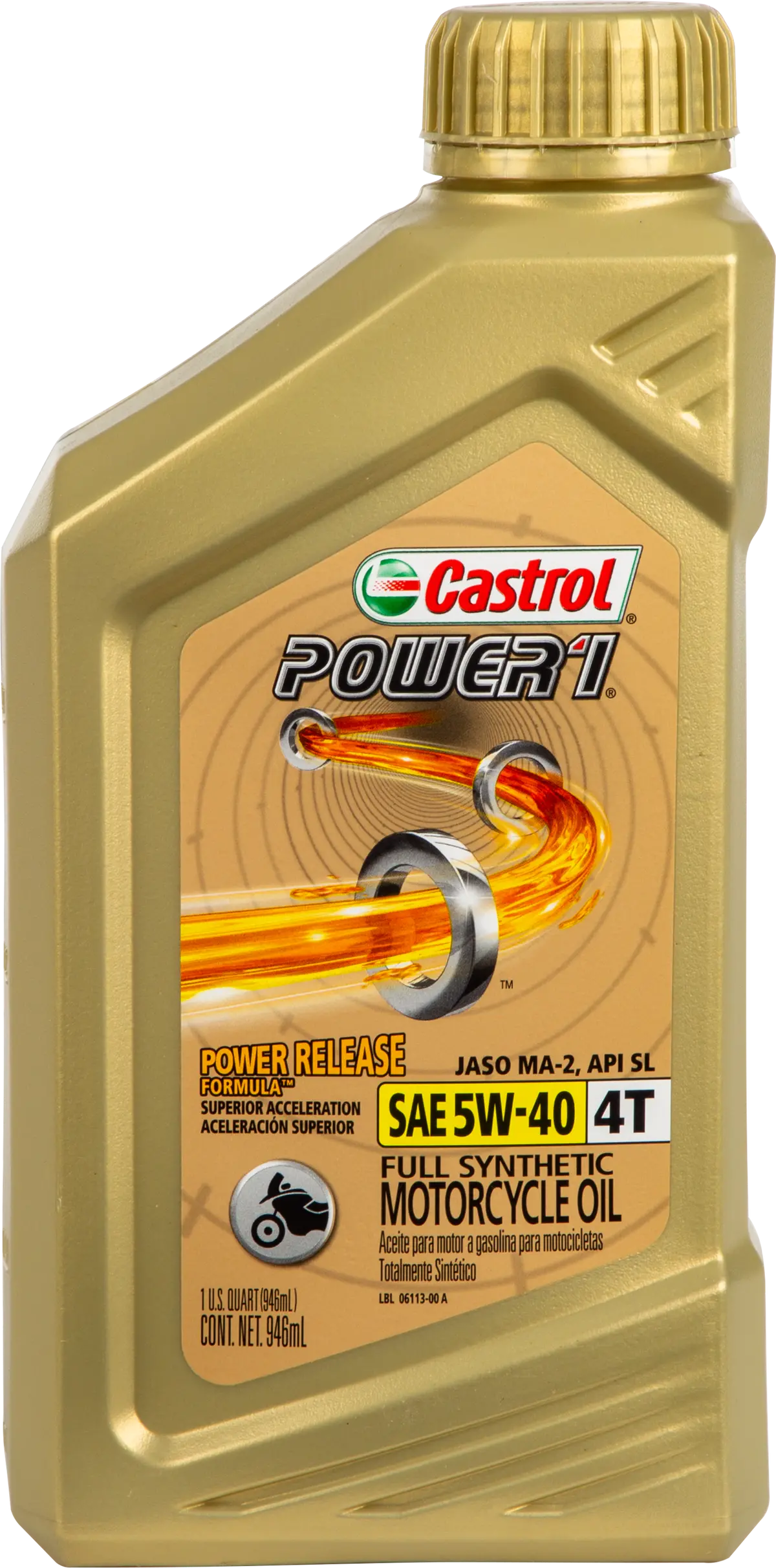 Castrol Power 1 Synthetic Engine Oil 4T 2