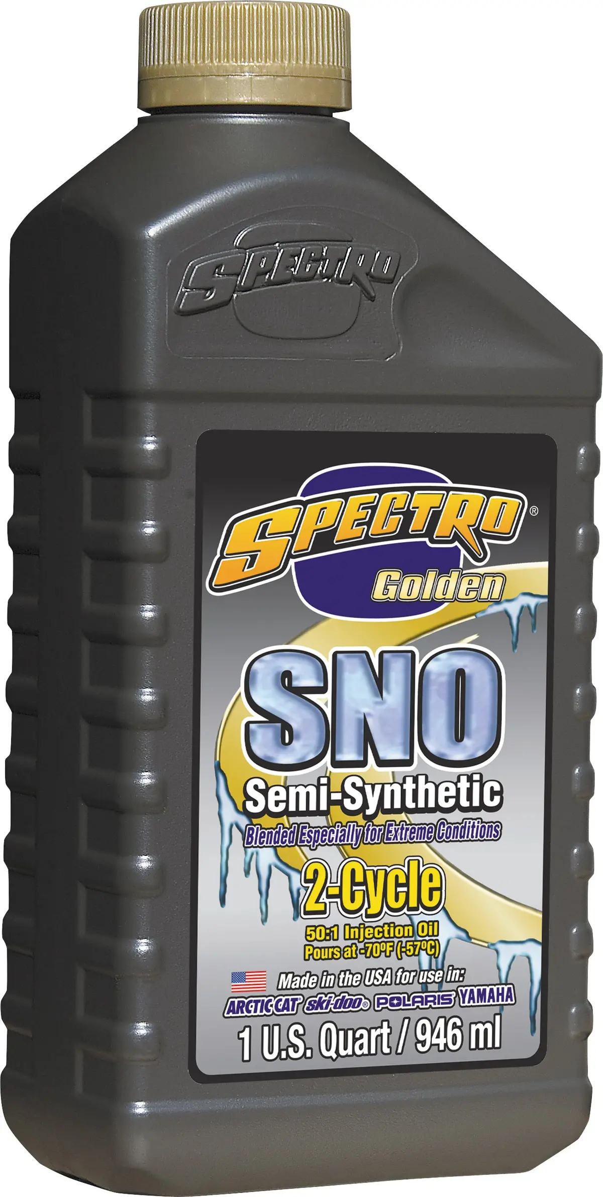 Golden Sno Semi Syn Inject Oil 2T 1Qt 1