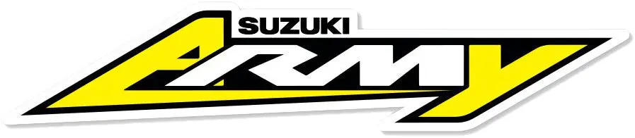 Suzuki Army 4" Decal 1