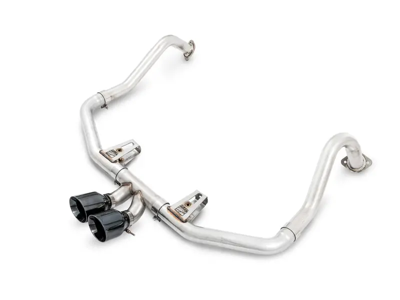 Awe Tuning Porsche 718 Boxster / Cayman Track Edition Exhaust - Diamond Black Tips 1