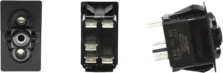 Dash Switch Body Single Acc Blue/Blue 1