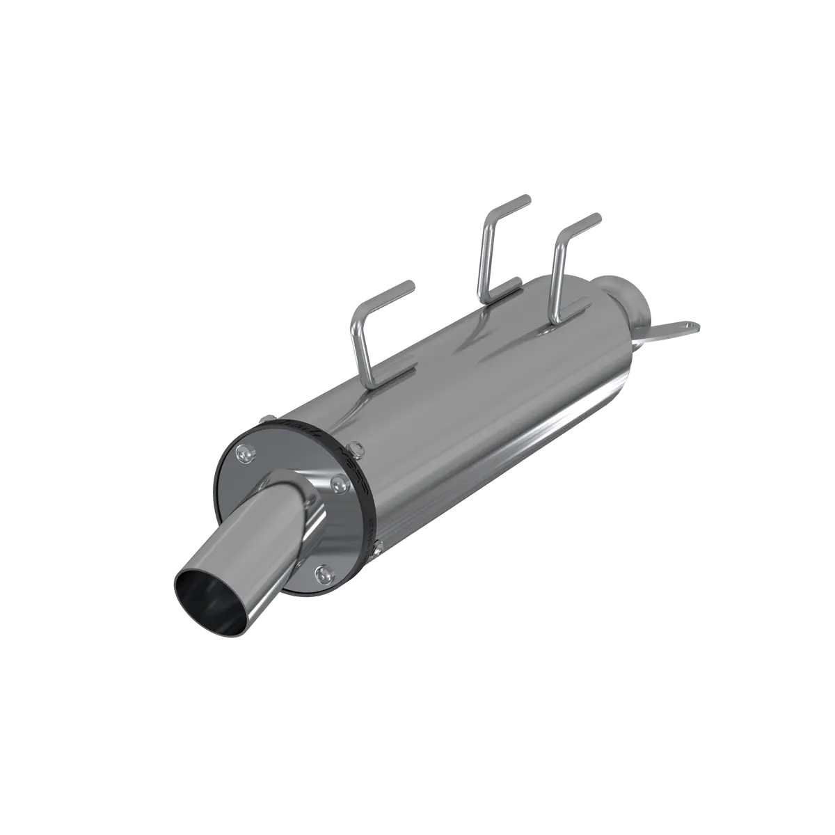 Single Slip On System W/ 4" Performance Muffler Chrome 1