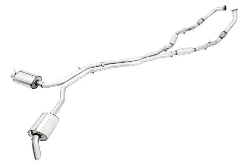 Awe Tuning Audi B9 Sq5 Non-Resonated Touring Edition Cat-Back Exhaust - No Tips (Turn Downs) 1