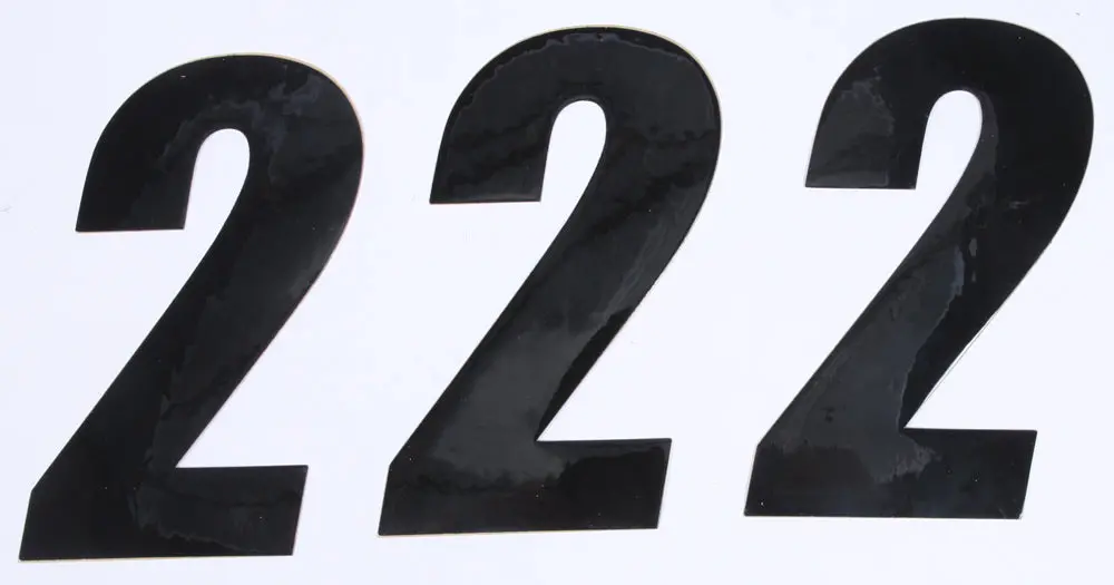 Number 2 Black 6" 3/Pk 1