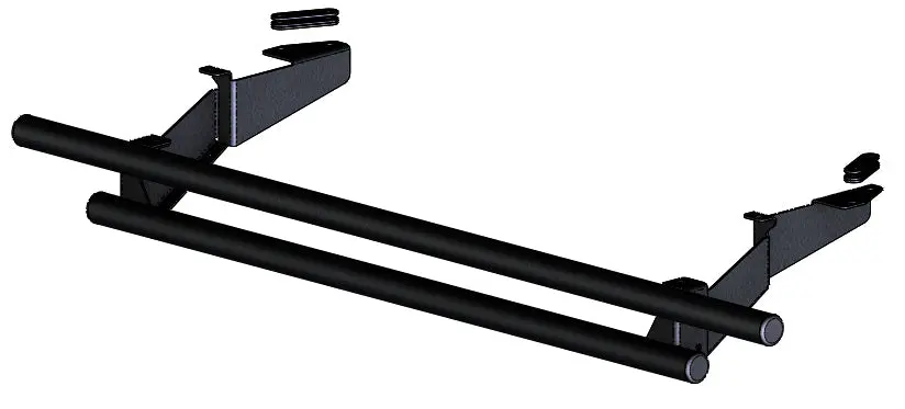Rear Bumper Black Hon 1