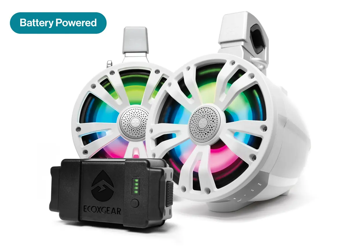 Extrmtower 2 Pk 8  Spkr Spkr + Btry  1 Non Amp Wht 1
