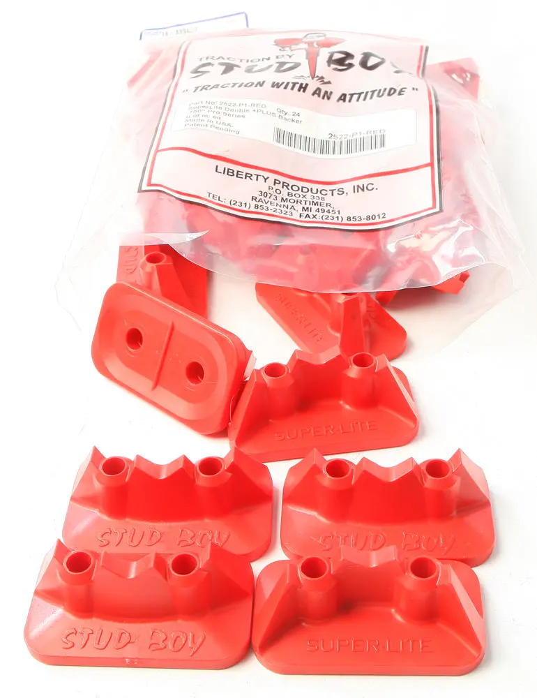 Super Lite Pro Series Double Backers .75" 24/Pk Red 1