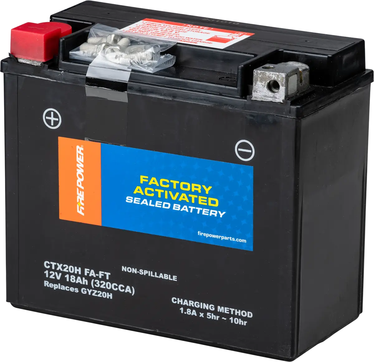 Fire Power Sealed Factory Activated Battery 18