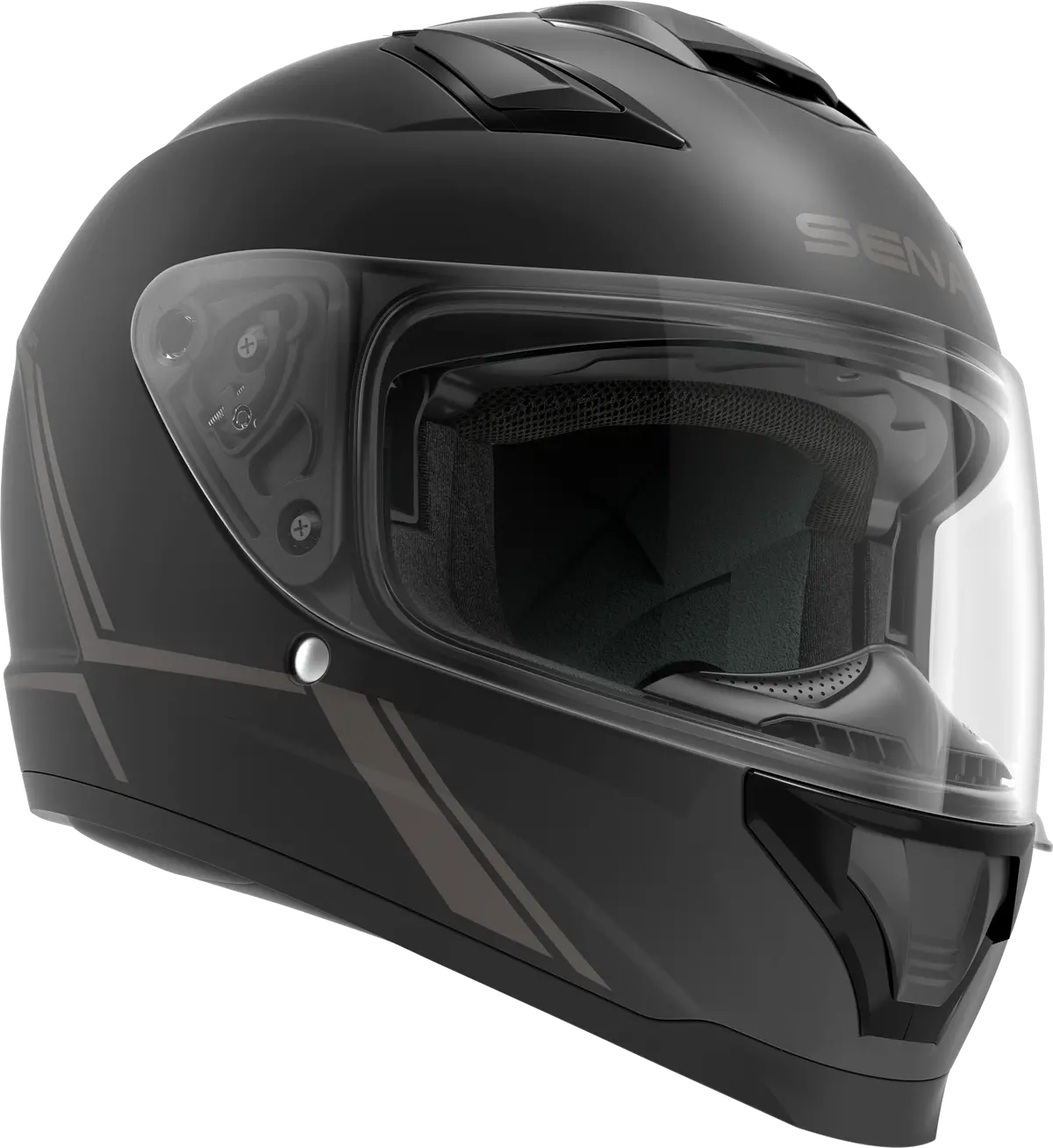 Stryker Full Face Helmet With Mesh Intercom 9