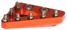 Solid Rear Brake Tip Orange 1