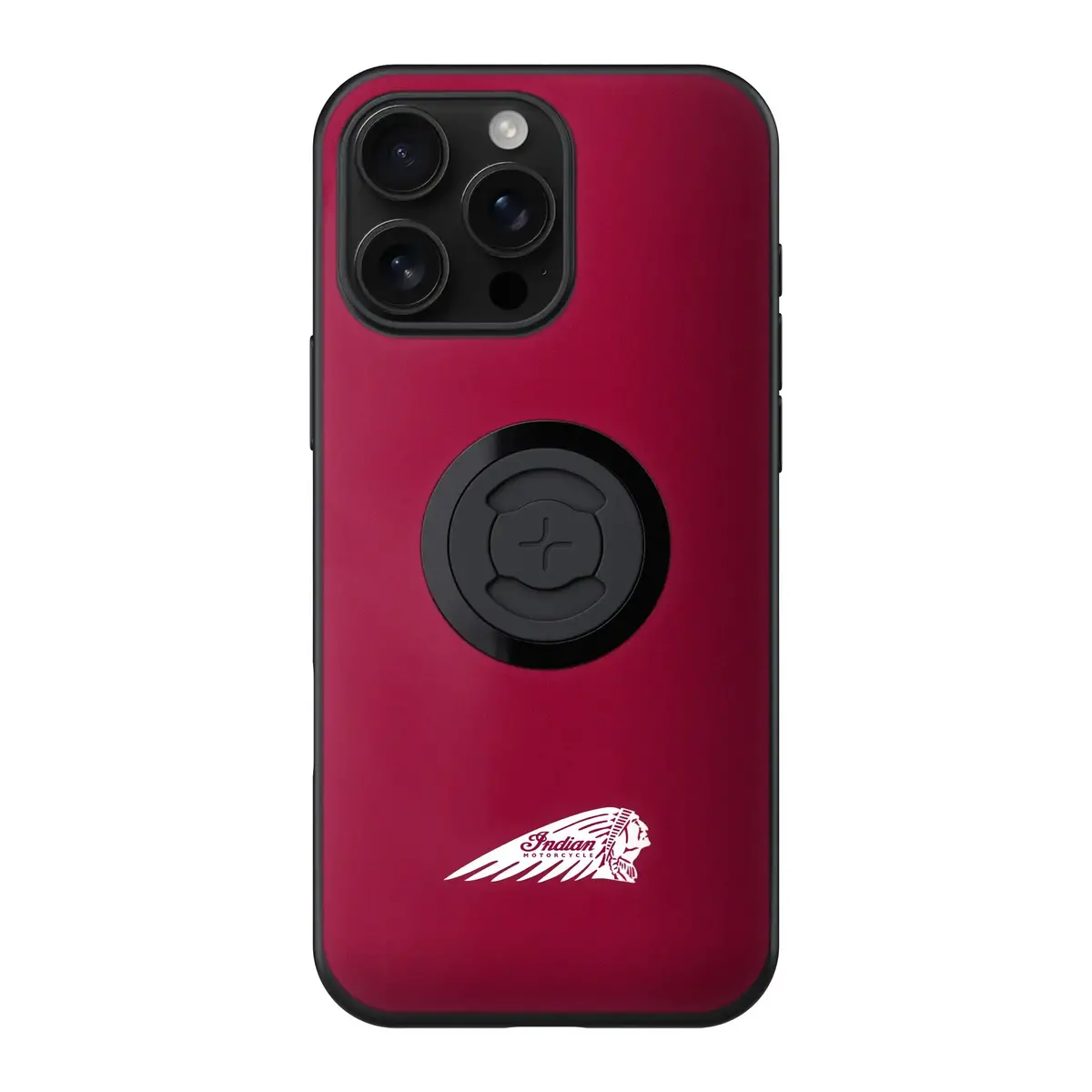 Indian Phone Case W/Headdress Iphone 16 Pro Max Red W/Logo 1