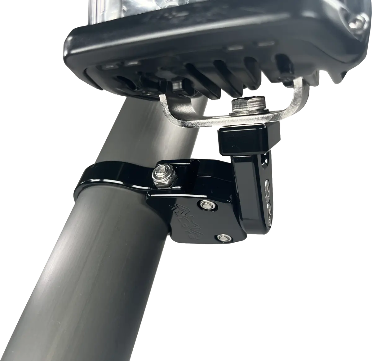 Small Base Adjustable Light Mount Black 1