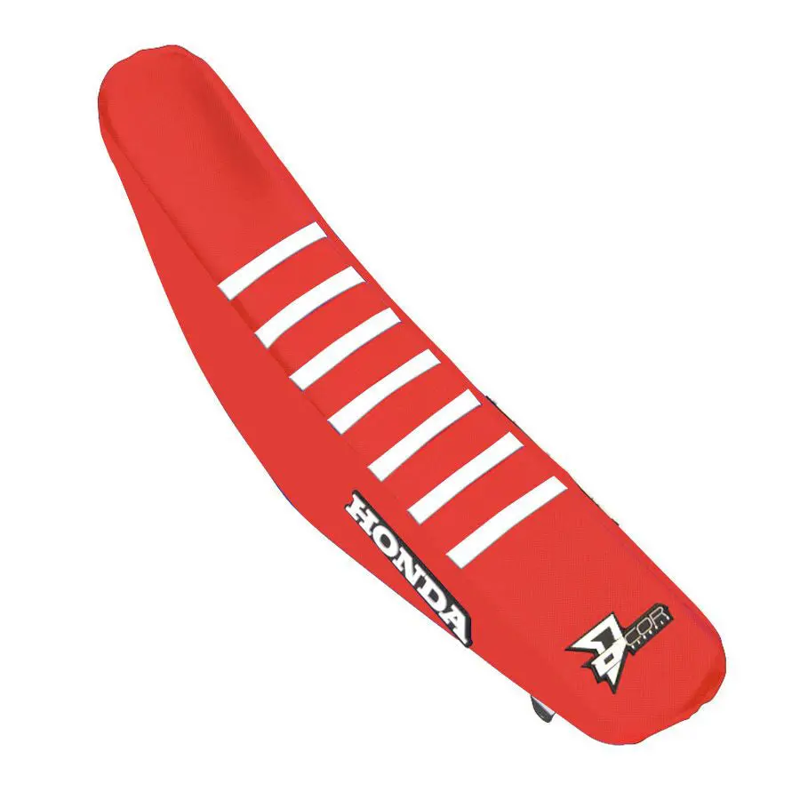 Seat Cover 2018 Geico Red/White W/Ribs 1