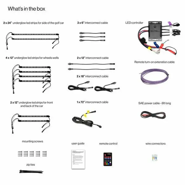 2/4 Seater Ledkit W/Controller 1