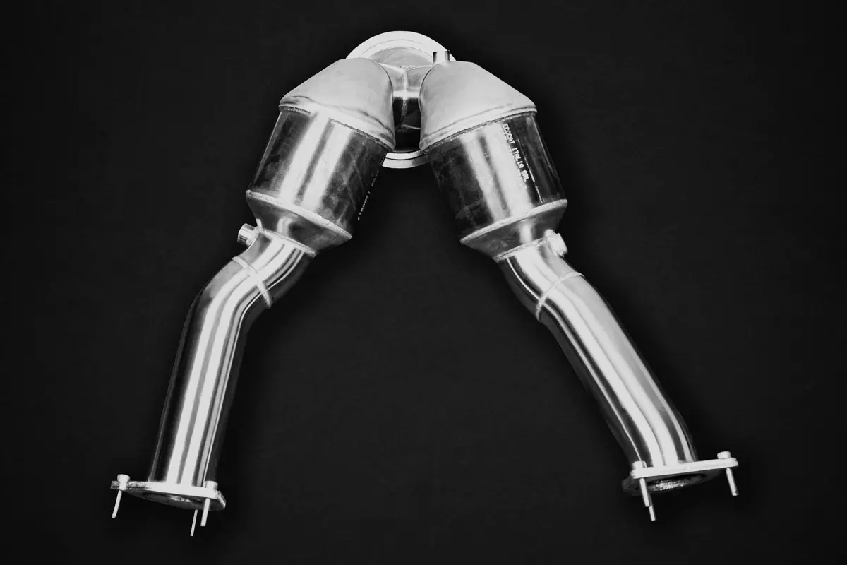 Capristo 250 Cell Sport Cat Downpipes - Porsche 95B Macan S (Facelift) 1