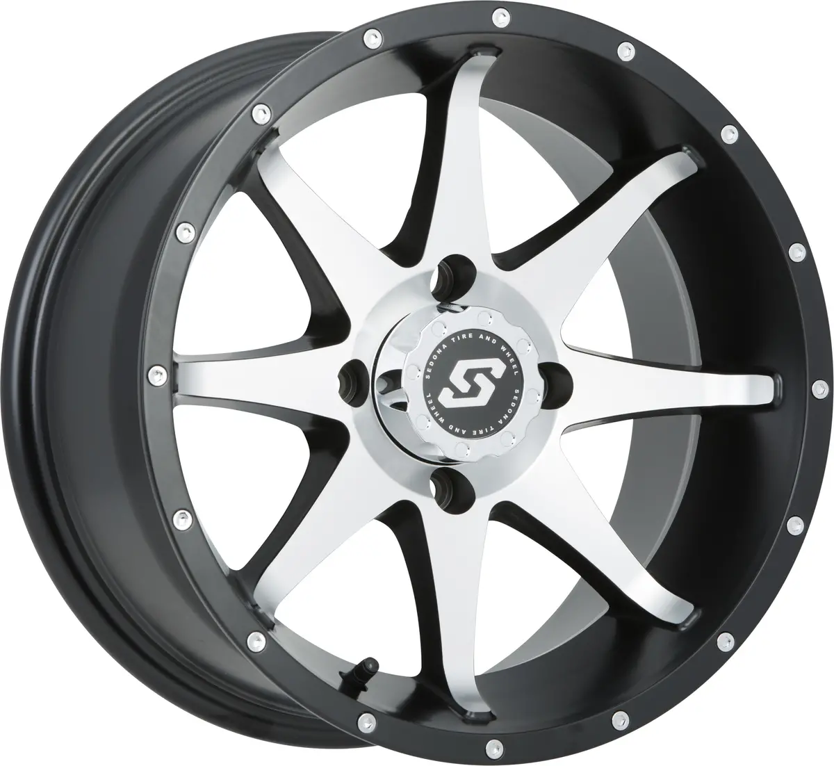 Storm Wheel 14X7 4/156 4+3 (+5Mm) Blk/Machined 1
