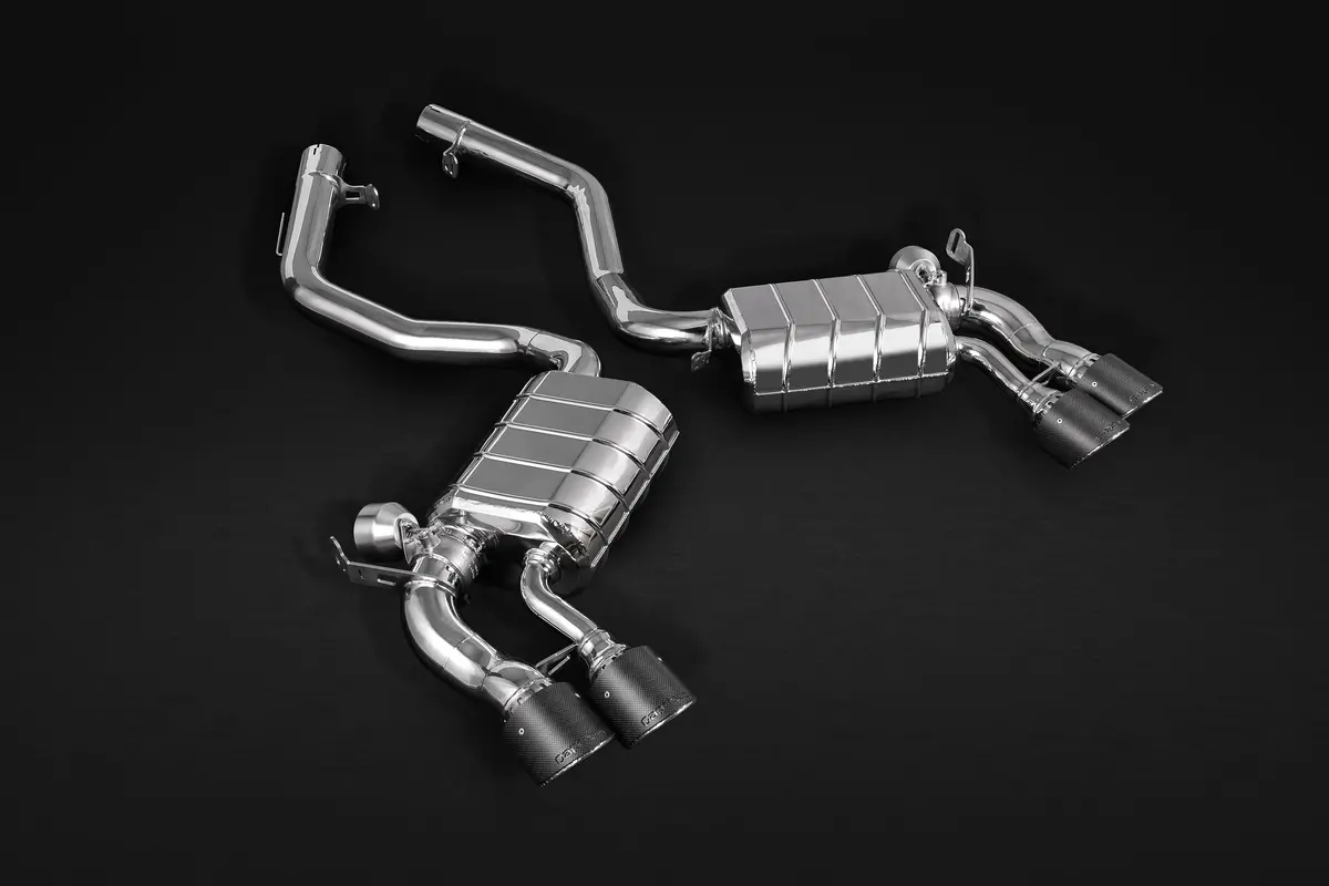 Capristo Valved Exhaust + Mid-Pipes + Carbon Tips (Ces3) - Bmw F95 X5m | F96 X6m 1