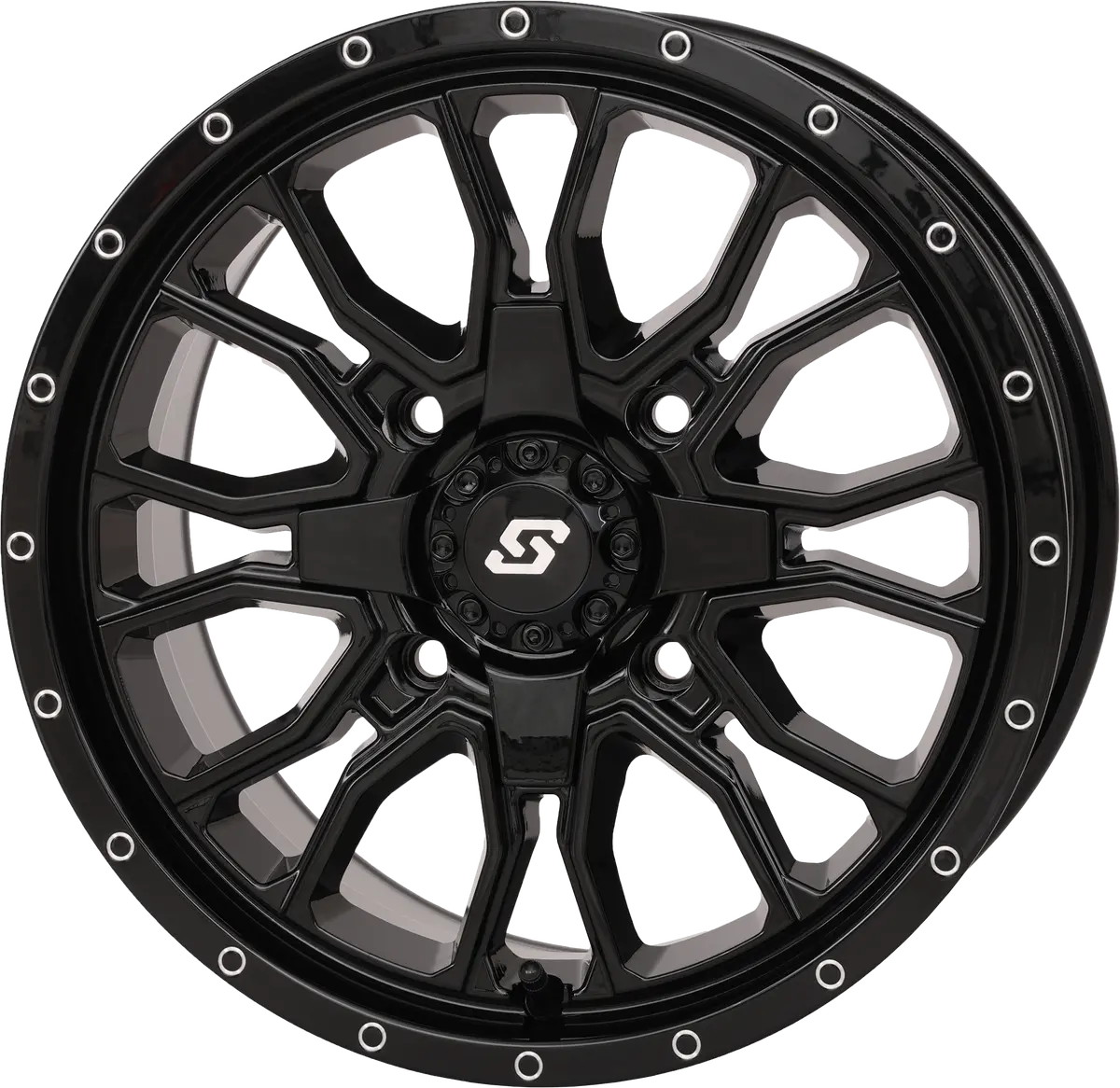 Fusion Dd Wheel  15X7 5+2 4/137 & 4/156 Gloss Black 1