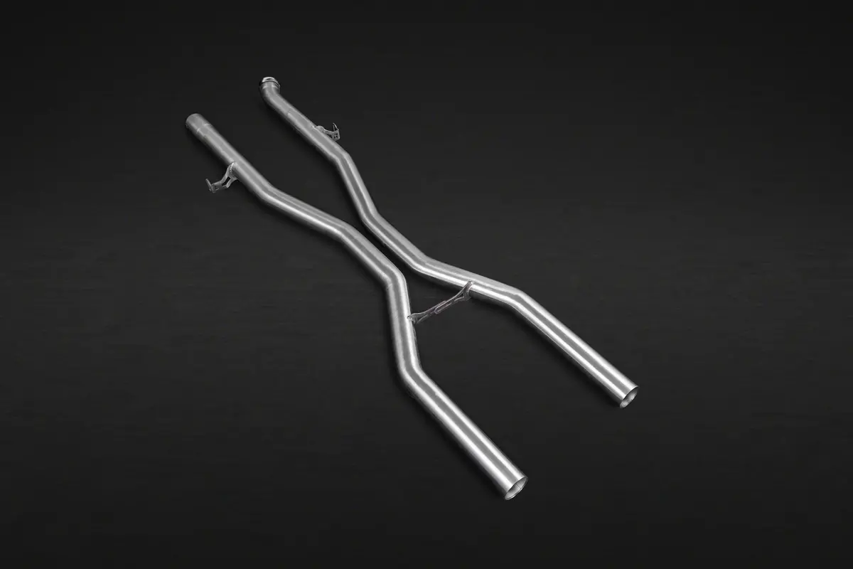 Capristo Mid-Silencer Spare Pipes - Mercedes Amg Ml63 (W164) 1