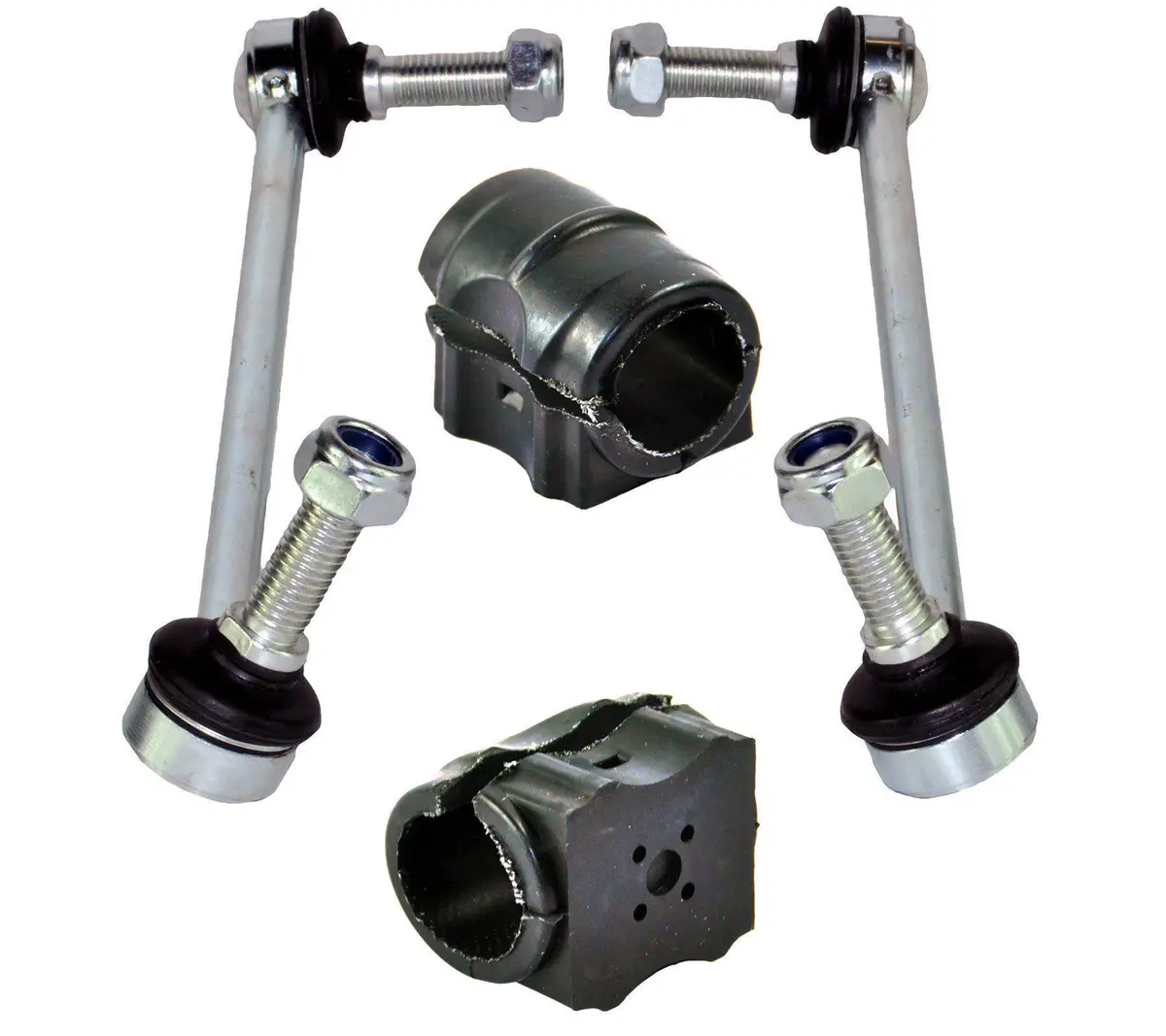 Front Anti Roll Bar Bushes + Drop-Links Kit (Left + Right) For Land Rover: Discovery, Range Rover Sport, Rbm500150 2