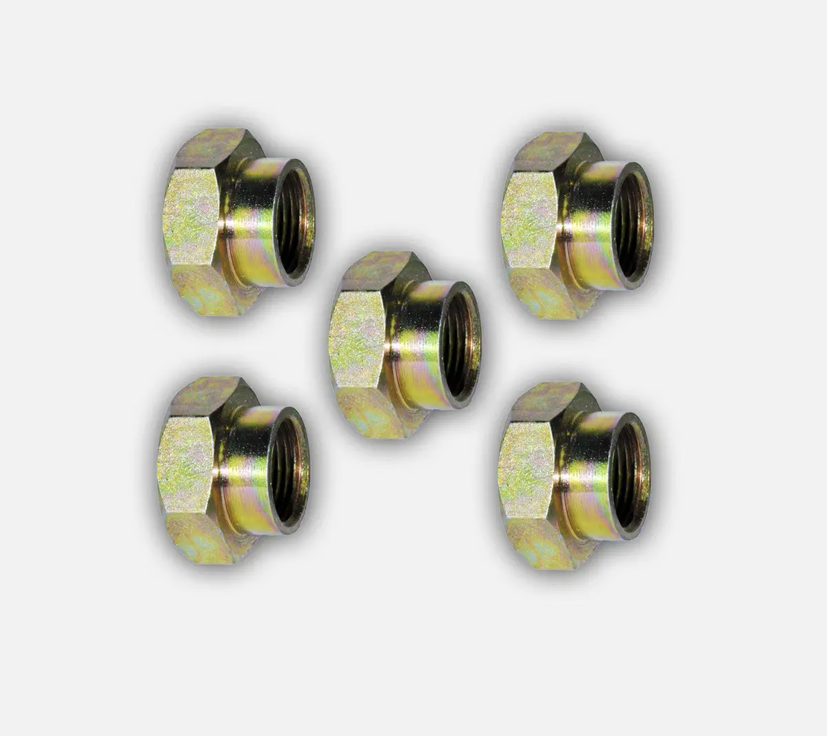 Front Hub Nut Set Of 5 For Peugeot, Citroen, Ford, Mazda, And Toyota 329714 2
