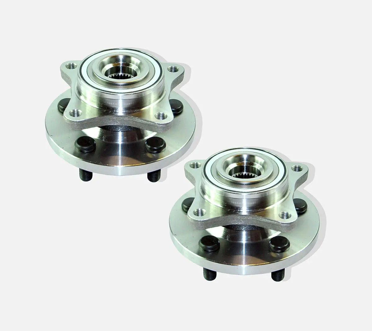Front (Left & Right Pair) Wheel Bearing Hub Assembly For Land Rover: Discovery, Range Rover Sport, 1