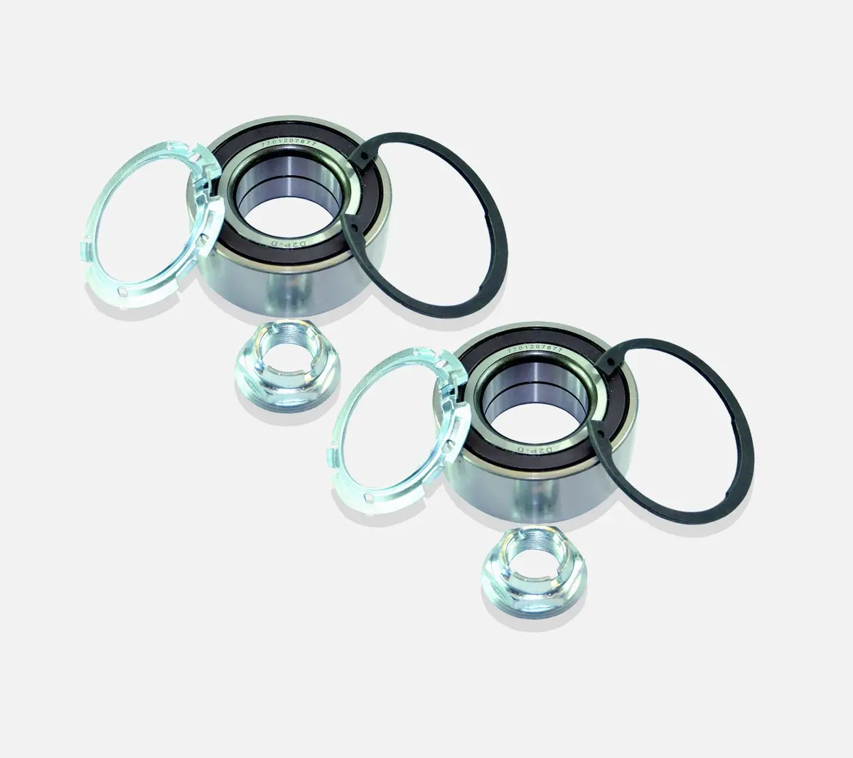Front (Left +Right Pair) Wheel Bearing Hub Kit For Dacia, Smart, Renault, Nissan And Mercedes 1