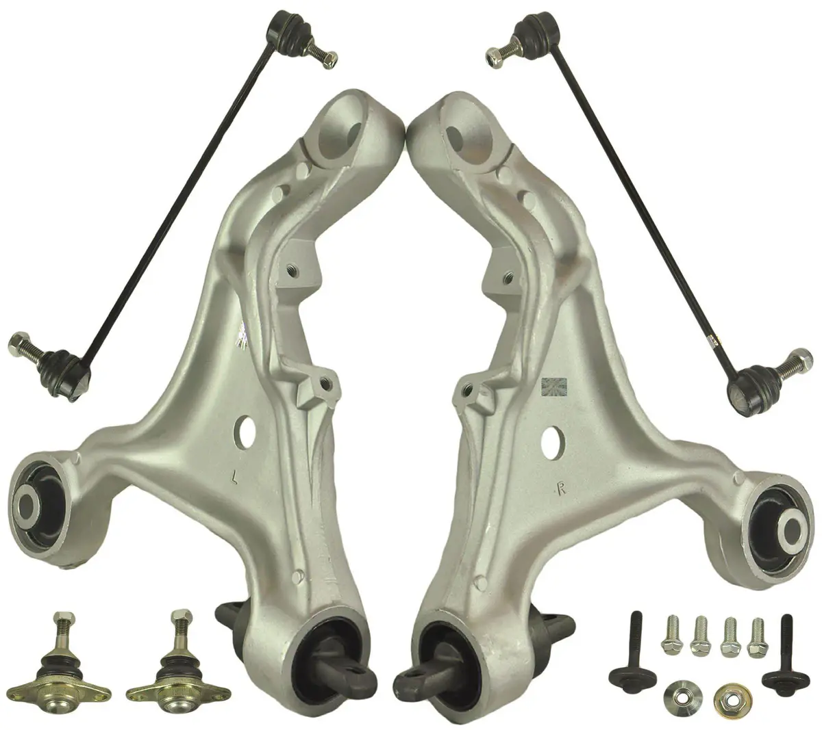 Front Lower Suspension Track Control Arms Pair (Lh & Rh) For Volvo S60 1