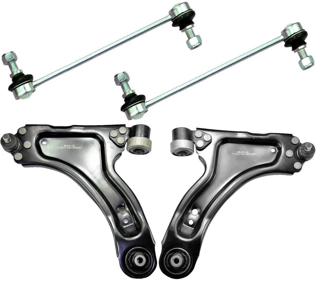 Front Lower Wishbone Arms + Droplinks Kit (Left & Right Pair) For Vauxhall: Combo, Corsa, Corsavanl 1