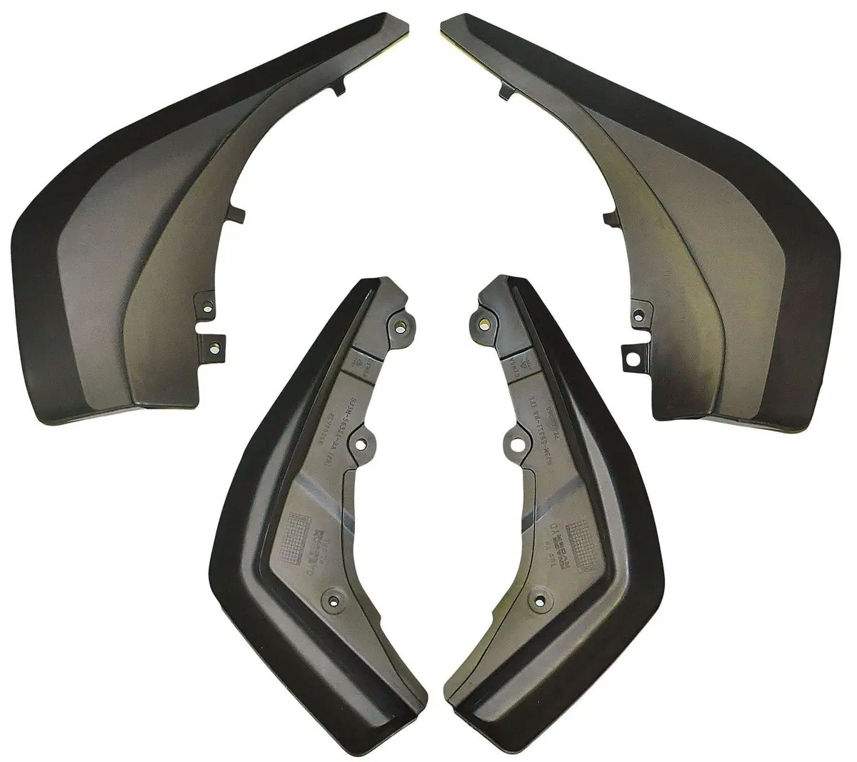 Front & Rear Mudguards Kit (Left & Right Sides) For Land Rover 1