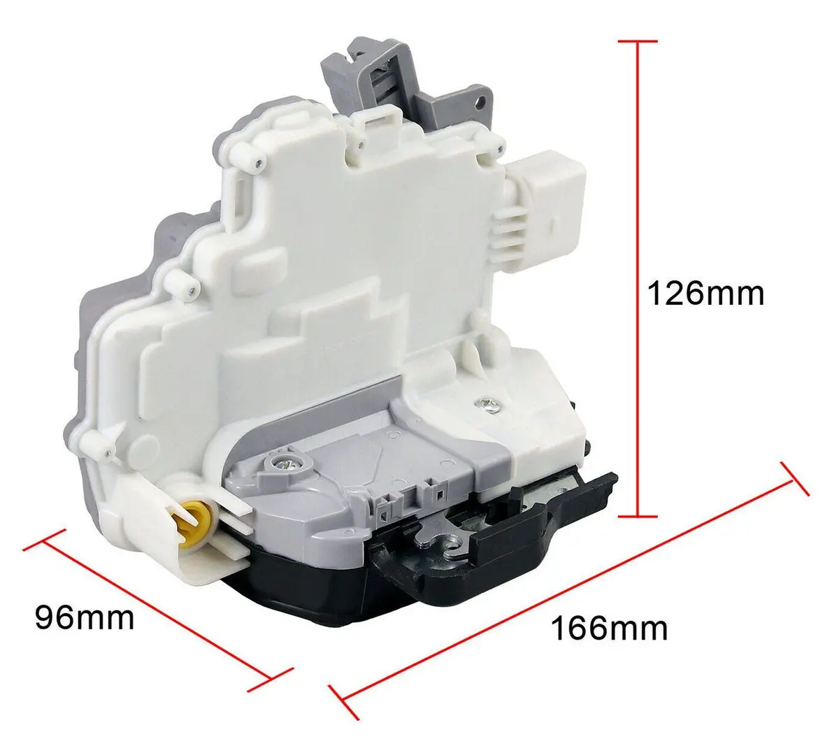 Front Right Driver Door Lock Mechanism (9 Pins) For Audi, Seat 1