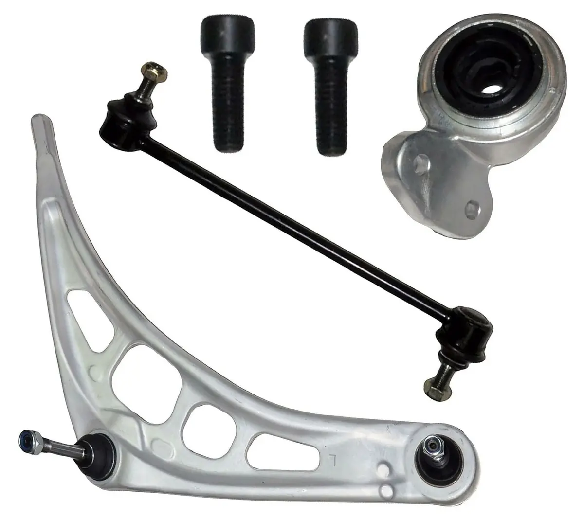 Front Right Suspension Wishbone Control Arm Bush Drop Link For Bmw 3 Series E46 1