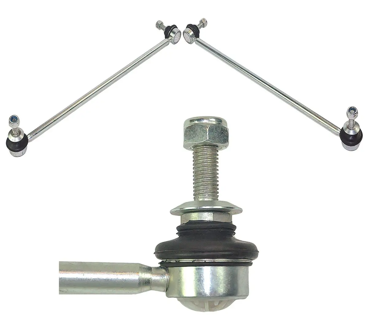 2X Bmw 7 Series E65 E66 Front Stabiliser Anti Roll Bar Drop Link Links Pair For Bmw: 7 Series 1