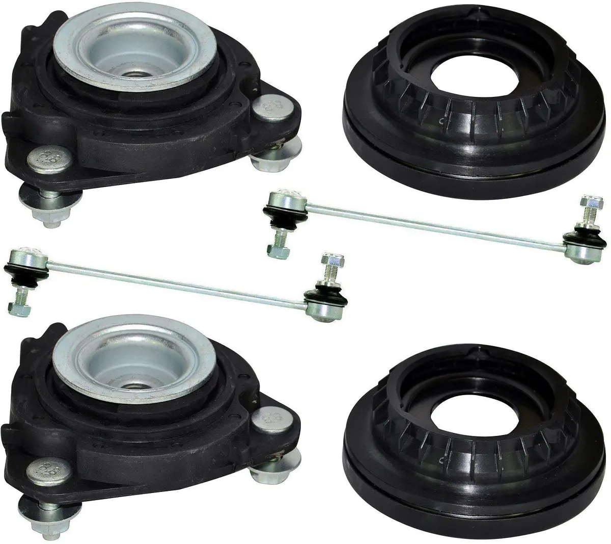 Front Suspension Top Strut Mount Bearings & Drop-Links Pair (Left & Right) For Ford Mondeo 1