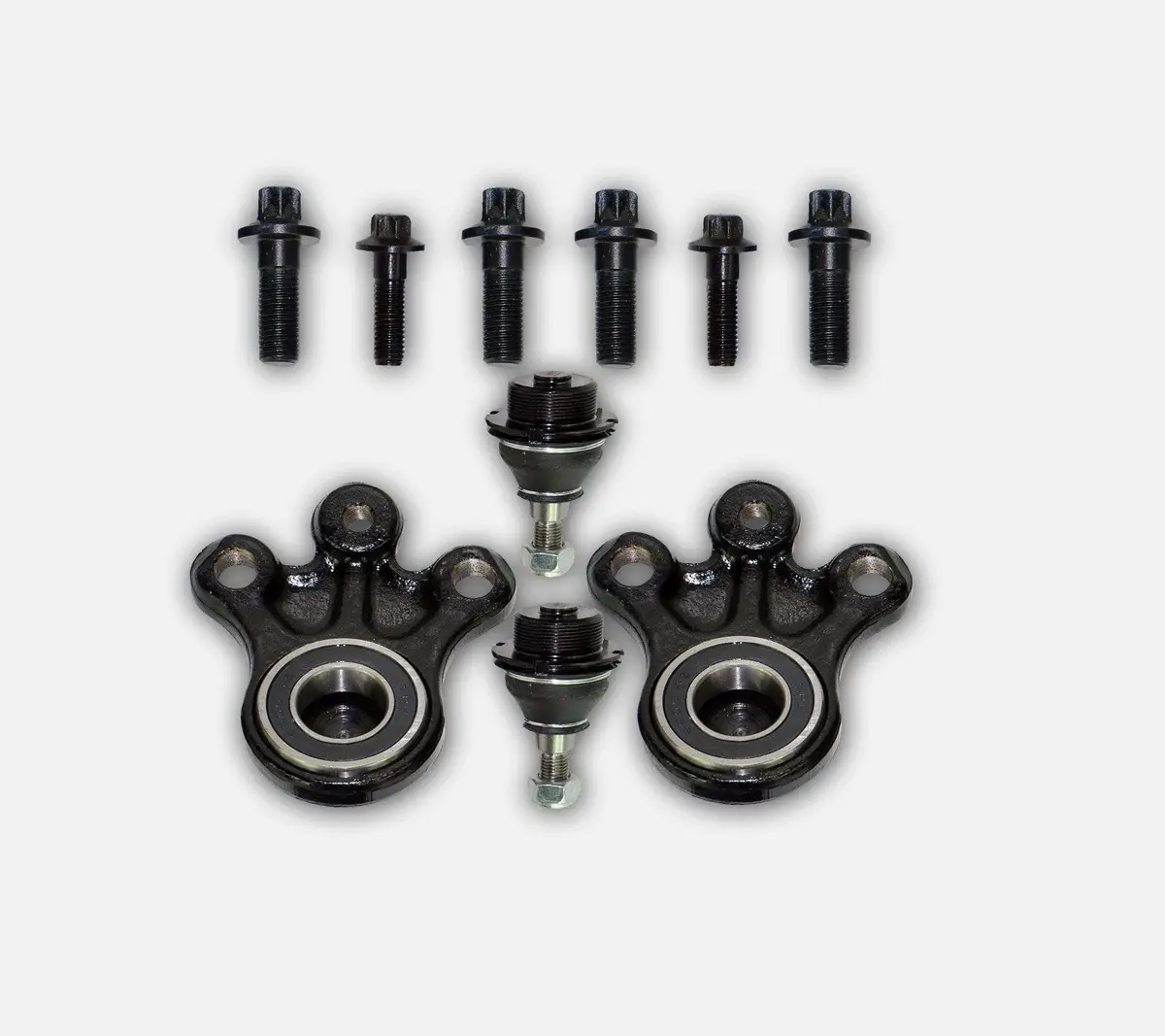 Pair Of Front Lower & Upper Suspension Ball Joints For Citroën: C5, C6, Peugeot: 407, 508, 508 Sw 2